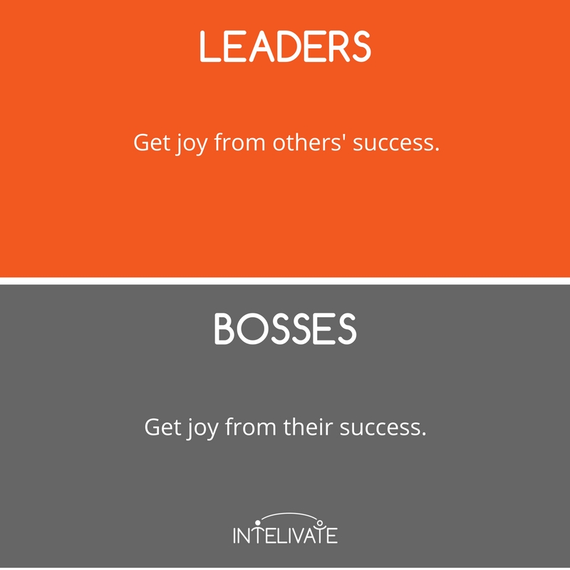 boss vs leader characteristics of a leader other success leadership team development intelivate kris fannin