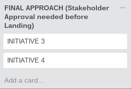 final approach stakeholder approval task tracker project organization kris fannin intelivate