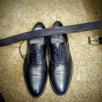 Interview Attire for Men: Make sure the belt and shoes closely match in color.